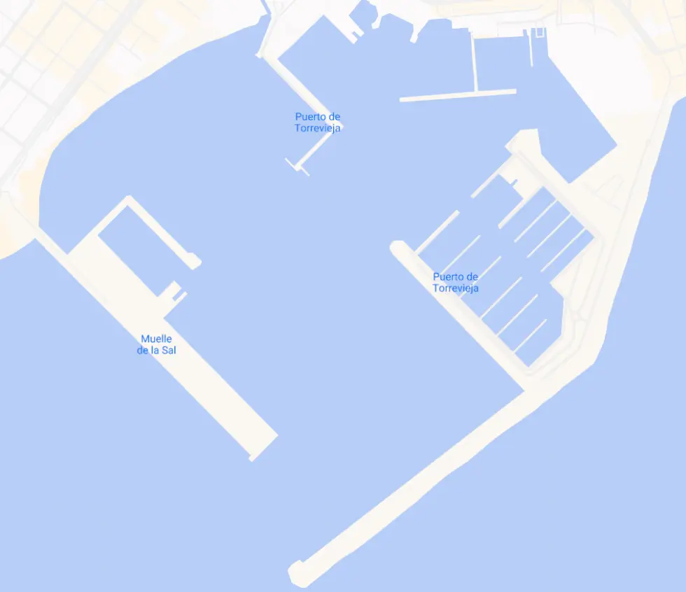 Route maritime de Torrevieja